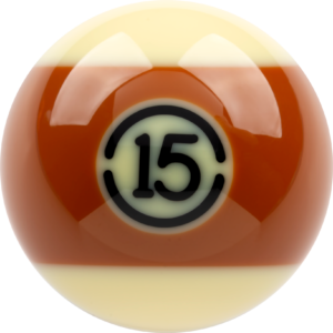 RBATPC_15 Aramith Tournament TV Replacement Ball – #15 | Golden Break Billiards